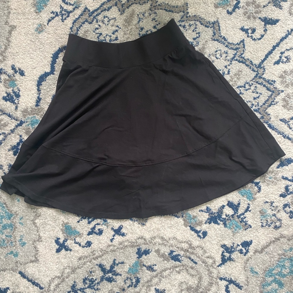 NWT Black Cotton Skirt